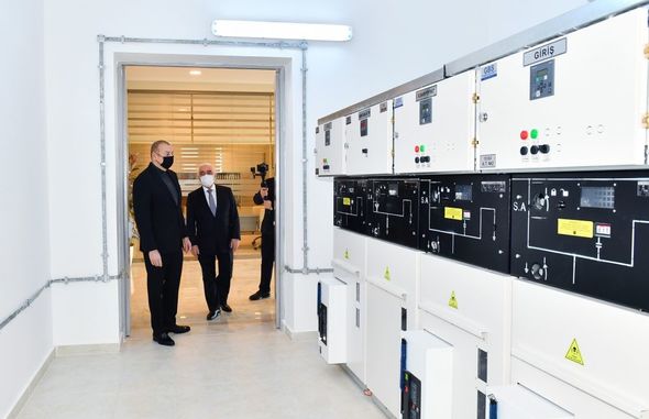 İlham Əliyev yenidən qurulan “Yaşma” qovşaq yarımstansiyasının açılışında - FOTO