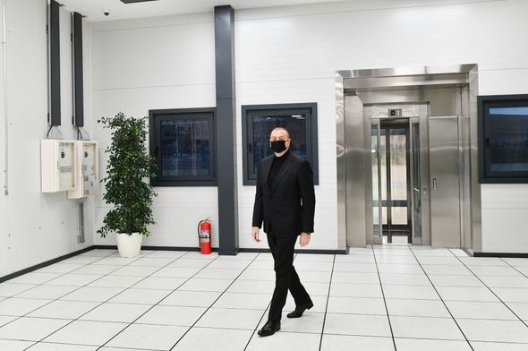 İlham Əliyev “Qobu” Enerji Qovşağının açılışında iştirak etdi - FOTO
