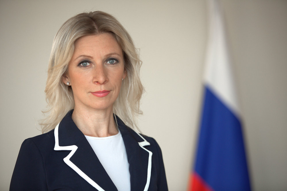 Mariya Zaxarovadan müharibə ilə bağlı paylaşım