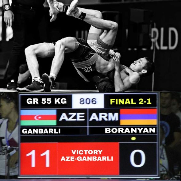 BDU-nun tələbəsi erməni idmançını 11:0 hesabı ilə məğlub edib - FOTO