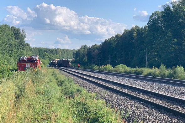 Rusiyada 12 vaqon relsdən çıxdı, bir nəfər həyatını itirib - FOTO