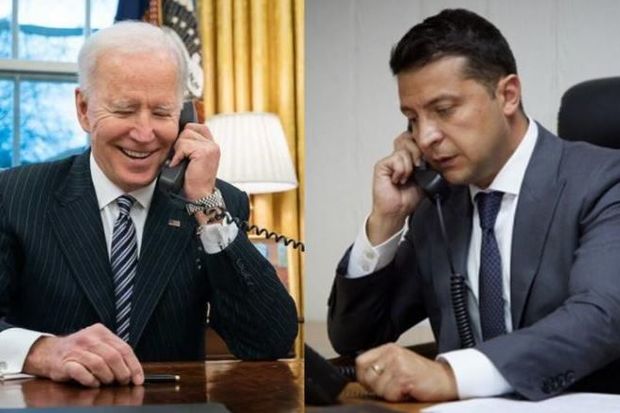 Zelenski Baydenlə danışdı
