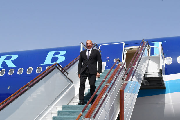 Azərbaycan Prezidenti İlham Əliyev Özbəkistana səfərə gedib
