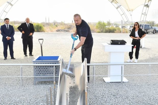 Ağdam şəhərində “City Hotel Agdam” mehmanxanasının təməli qoyulub