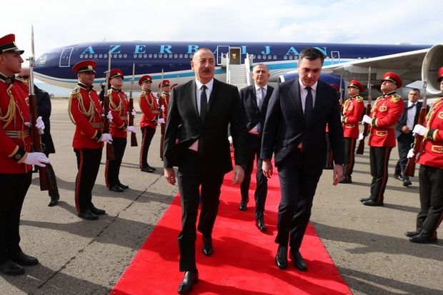 Prezident İlham Əliyev Gürcüstana işgüzar səfərə gedib
