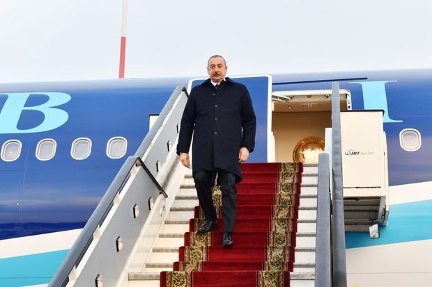 Prezident İlham Əliyevin Rusiyanın Sankt-Peterburq şəhərinə işgüzar səfəri başa çatıb