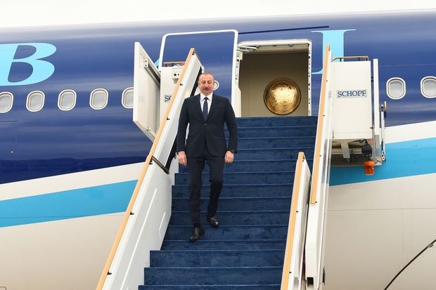 Prezident İlham Əliyev Birləşmiş Ərəb Əmirliklərinə işgüzar səfərə gedib