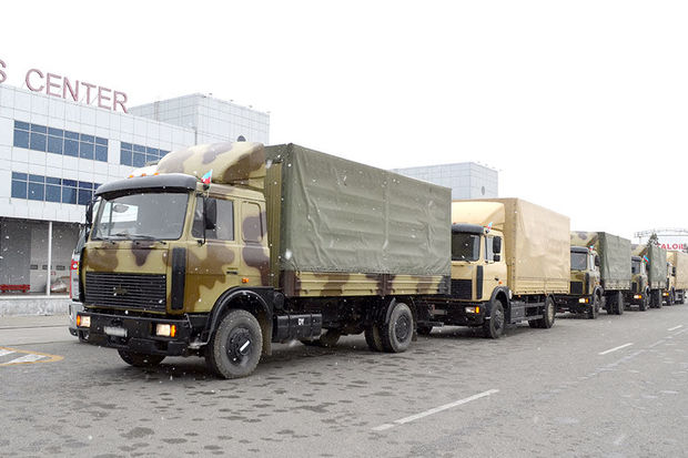 Qardaş Türkiyəyə qış səhra çadırları göndərilib