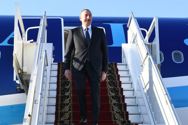 Azərbaycan Prezidenti İlham Əliyev Türkiyəyə işgüzar səfərə gedib