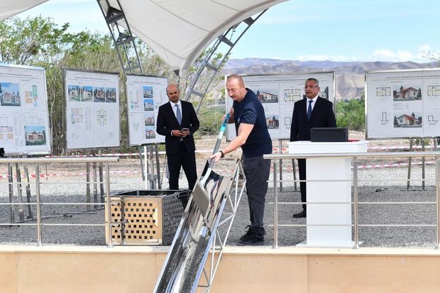 İlham Əliyev Cəbrayıl rayonuna səfər edib