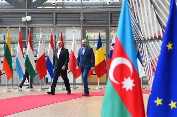 Brüsseldə İlham Əliyev və Şarl Mişel arasında görüş başa çatıb