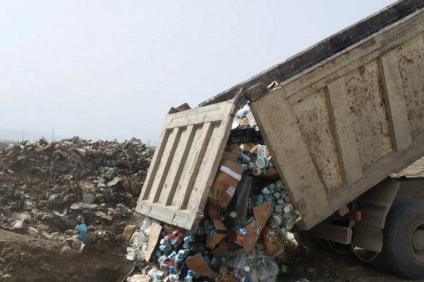 İstehlaka yararsız süd məhsulları məhv edilib