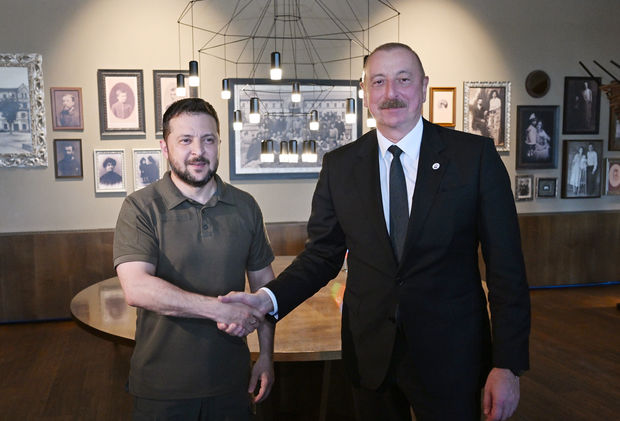 Kişineuda Azərbaycan və Ukrayna prezidentlərinin görüşü keçirilib