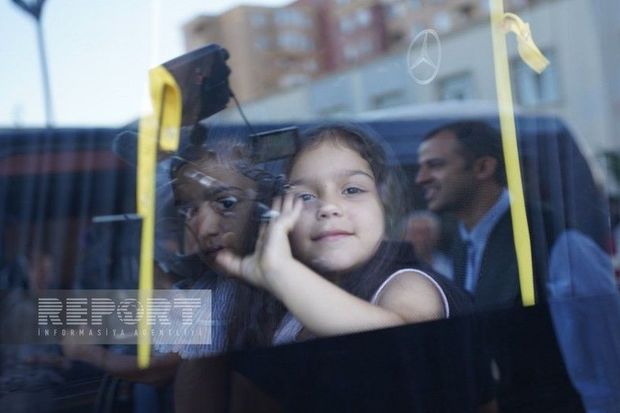 Füzuli şəhərinə növbəti köç karvanı yola salınıb