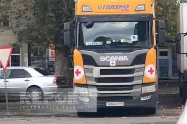 Rusiya QXC-nin erməniəsilli şəxslərə göndərdiyi ərzaq maşınının Xankəndiyə keçidi gecikir