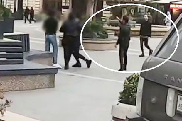 Bakının mərkəzində qadına qarşı əxlaqsız hərəkət edən şəxs həbs edildi