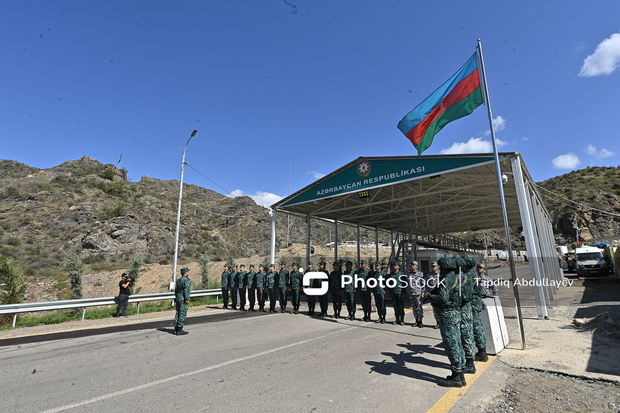 “Laçın” sərhəd-buraxılış məntəqəsində şəhidlərin xatirəsi anılıb