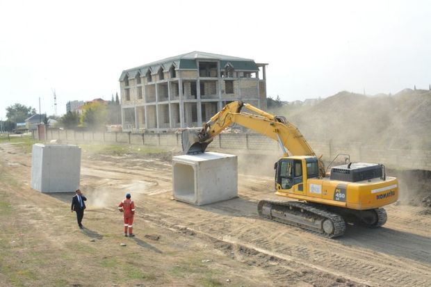 Xaçmazda Qudyalçay üzərindən yeni alternativ yol çəkilir