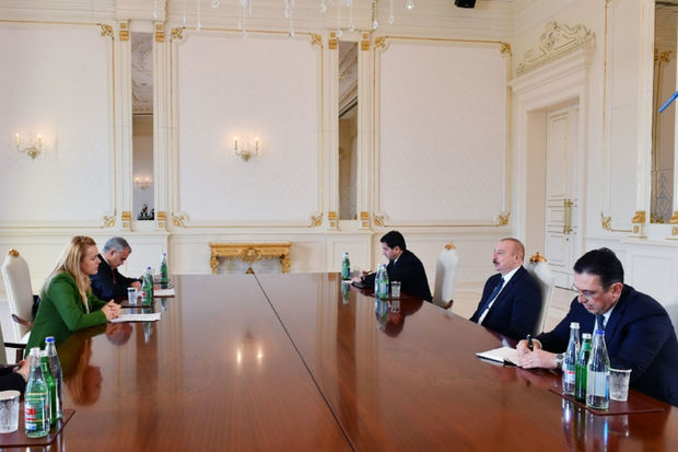 Prezident İlham Əliyev BMT-nin Avropa üzrə İqtisadi Komissiyasının icraçı katibini qəbul edib