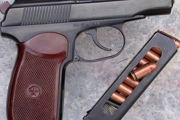 Bakıda silahlı şəxs saxlanılıb - FOTO