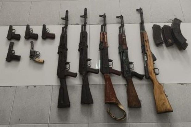 Xankəndidə silah-sursat aşkarlanıb