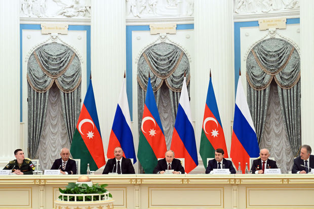 İlham Əliyev və Vladimir Putinin BAM veteranları ilə görüşü olub