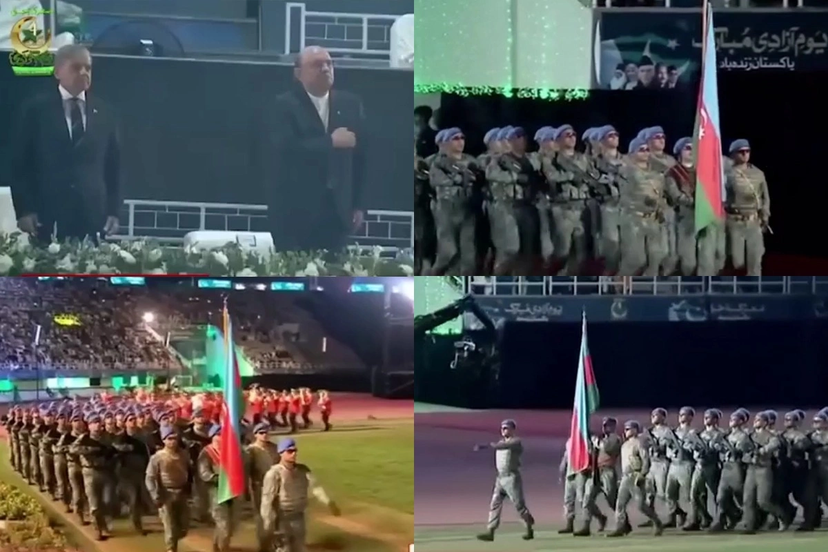 Azərbaycan hərbçilərini Pakistanda minlərlə insan ayaqda salamladı