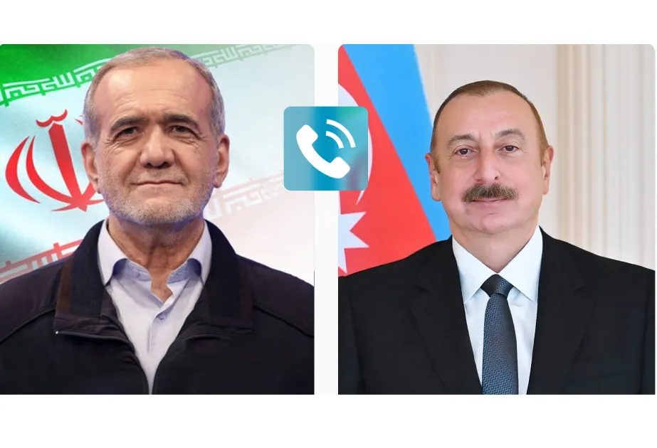 İlham Əliyev Məsud Pezeşkiana zəng etdi