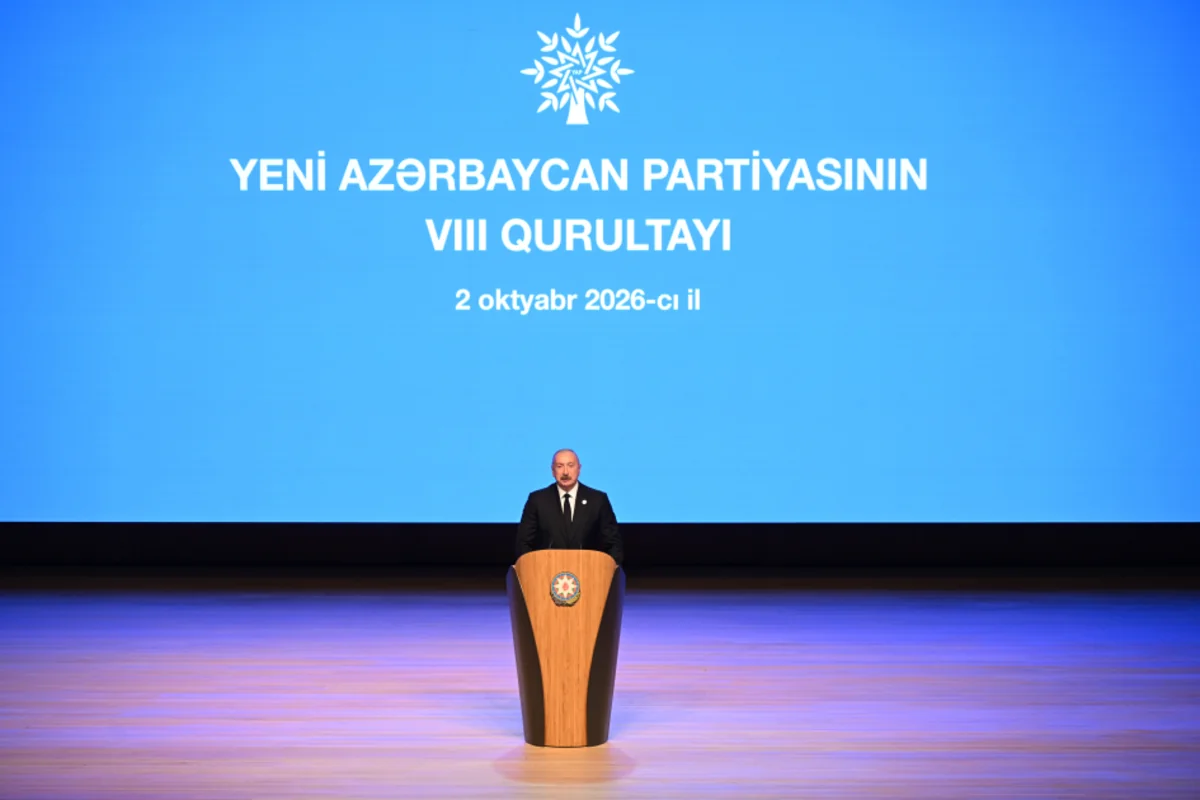 Yeni Azərbaycan Partiyasının VIII Qurultayı keçirilib