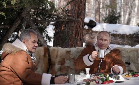 Putinin Sibirdəki istirahətindən maraqlı görüntülər - VİDEO
