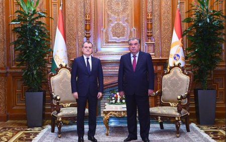 Tacikistan Prezidenti Ceyhun Bayramovu qəbul etdi