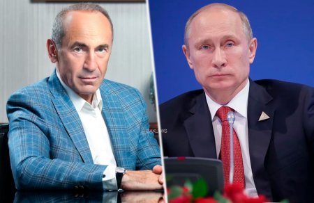 Putin və Koçaryan arasında görüş baş tutub